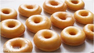 Melt In Your Mouth Glazed Donuts Recipe  How to make the BEST Yeast Donuts   Homemade Donuts [upl. by Hgierb]