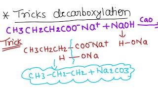 NEET CHEMISTRY TRICK  Decarboxylation HYDROCARBON chemistryneet25 neet trending biology [upl. by Korwin]