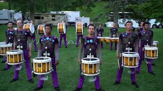 DCI in the lot Blue Knights Drum Line [upl. by Nolyaw]