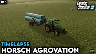 Baling grass silage bale collection amp silage bale sales  FS22 Timelapse Horsch AgroVation  15 [upl. by Ardekal967]