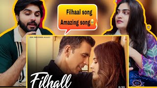 Pakistan Reaction on Filhall Song  Akshay Kumar Ft Nupur Sanon  BPraak  Jaani  Ammy Virk [upl. by Anerrol136]