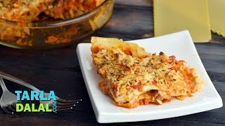 Vegetable Lasagne  veg lasagne Indian style  by Tarla Dalal [upl. by Einahc]