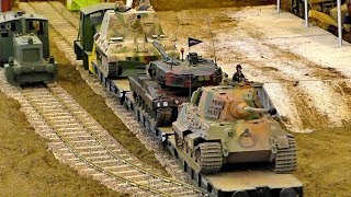 AMAZING RC MILITARY VEHICLES IN MOTION ON A FANTASTIC PARCOUR [upl. by Marston]