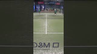 Crosscourt perfection 👌  UK Padel County Championships Top Moments [upl. by Katzman197]