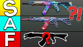 Ranking All Vandal Skins in VALORANT [upl. by Ahsenet]