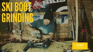 Ski Boot Grinding  Bootorials Ep30 [upl. by Gathard]