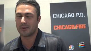 Set Visit  Chicago Fire Cast Interview [upl. by Dannie]