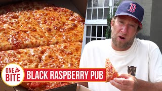 Barstool Pizza Review  Black Raspberry Pub Plymouth MA [upl. by Ettenaj]