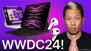 The Latest iPad Pro amp AirPods Details Plus WWDC24 Is Official [upl. by Suinuj]