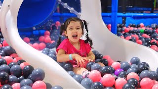 Indoor Playgrounds for Kids  Arya at the Indoor playground Fun [upl. by Lleznol]