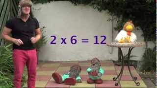 6 x table  Lesson 6  Times Tables Song No 6  made easy for children with Jingle Jeff [upl. by Alekehs]