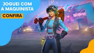 FORTNITE JOGADA SOLO COM A MAQUINISTA [upl. by Mloc519]