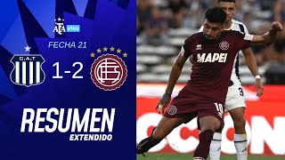 Talleres de Cordoba 1 vs 2 Lanus  TorneoBetano  Resumen Extendido  Fecha 21 [upl. by Hgeilhsa]