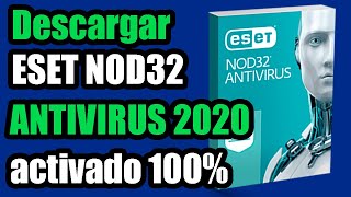 ✔ DESCARGAR Eset Nod32 Antivirus FULL EN ESPAÑOL 2020  LICENCIAS ACTUALIZADAS  Gratis 32 amp 64 Bits [upl. by Hadeehsar156]