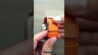 NOMAD Rugged Band for Apple Watch Ultra in Ultra Orange  UNBOXING [upl. by Ariajay]