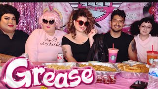 Grease Mukbang Musical💕💄💋 BigGuyAppetite LaGordizEats JayGrubz SpoonfulofJeanToe [upl. by Akiria]