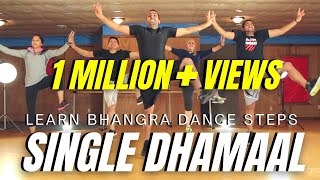 Learn Bhangra Dance Online Tutorial For Beginners  Single Dhamaal Step By Step  Lesson 1 [upl. by Airak]