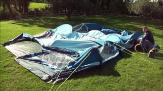 Kampa Filey 6 AirFrame Inflation Video [upl. by Natek71]