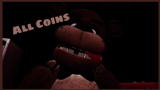 Freddy Parts and Service All Coins Walkthrough  FNAF vr Help Wanted [upl. by Domenic792]