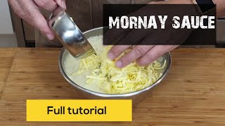 How to make a Mornay sauceFull tutorial [upl. by Dubenko]