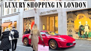 LUXURY SHOPPING IN LONDON👜👠  Mayfair London Walking Tour 2023 [upl. by Aon]