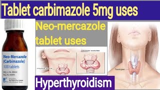 Neo mercazole 5mg tablet uses  carbimazole tablets uses [upl. by Kerek320]