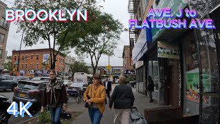 BROOKLYN 4k WALKING TOUR AVE J to FLATBUSH AVENYC 09 28 23 [upl. by Guinn]