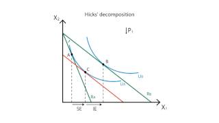 A9 Income and substitution effects  Consumption  Microeconomics [upl. by Naired449]