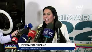 Delsa Solórzano quotMe pongo a disposición de la unidad de cara a 2024quot  Elección Primaria [upl. by Yroger560]