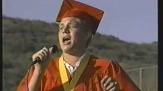 Adam Lambert at Mt Carmel graduation 2000 [upl. by Janessa]