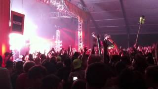 Bassnectar Gogol Bordello Remix at Bonnaroo 2011 [upl. by Htaras581]