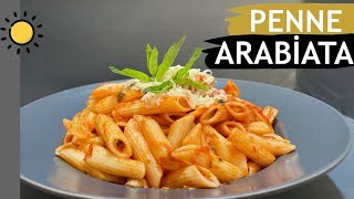 Domates Soslu Acı Makarna Penne Arabiata  Soslu Makarna Tarifi [upl. by Casady]