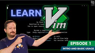 Learn How to Use the Vim Text Editor Episode 1  Basic Usage and how to exit Vim [upl. by Josee271]