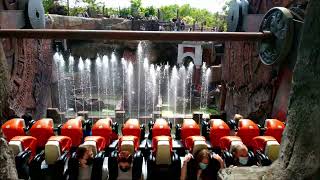 Backstage View of the BIG Topspin Talocan from Huss at Phantasialand Germany [upl. by Arrait]