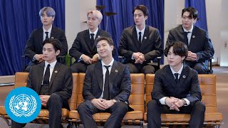 BTS Shine Spotlight on the United Nations as Envoys of the President of the Republic of Korea [upl. by Patt286]