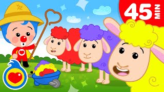 Baa Baa Colorful Sheep 🐑  More Color Learning Songs For Kids  Plim Plim  The Kindness Hero [upl. by Ekralc]