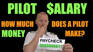 Whats the Annual Salary of an Airline Pilot [upl. by Melony]