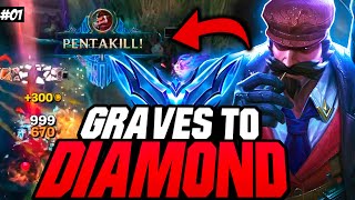 GRAVES TO DIAMOND💎 HOW TO GRAVES JUNGLE PENTAKILL  SEASON 14  HIGH ELO GRAVES GUIDE [upl. by Ymrej841]