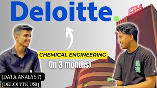 How to get into Deloitte as a fresher  DATA ANALYST  Interview and aptitude test Preparation tips [upl. by Maurey]