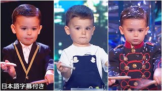 【和訳】最年少で優勝を果たした、２才のヒューゴ・モリナを一気見！🥁  Got Talent España 2019 [upl. by Aggappe836]