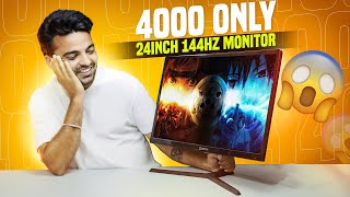 I Bought This 144Hz 24Inch Gaming Monitor Under ₹4000 Only [upl. by Algy]