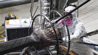 Carbon Fiber Mast Braiding [upl. by Noleta165]