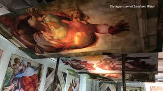 A look inside Michelangelo’s Sistine Chapel The Exhibition [upl. by Scandura240]