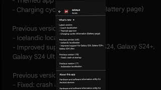 AIDA64 Supports Battery Charging Cycles Features pixel android aida64 shorts ytcreate [upl. by Nolly]