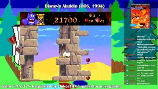 Retro Viewers Choice S2 Game 375  Disneys Aladdin DOS [upl. by Arras]