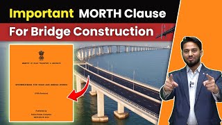 Important Clauses of MORTH for Bridge Construction morth bridge [upl. by Eirahs]