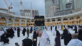 Makkah haram sharif  23 December 2023  kaaba live🔴☔  beautiful weather Makkah  Makkah official [upl. by Helms334]