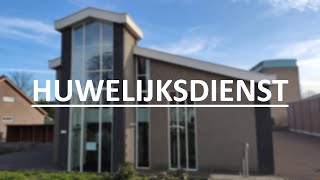 Huwelijksdienst DirkJan en Anieke Snippe  Batenburg  HHG HardinxveldSliedrecht  22112023 [upl. by Urion226]