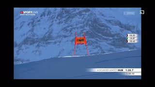 Aleksander Aamodt Kilde 🇳🇴 fährt im Wengen Super G auf Rang 3 [upl. by Gereld]