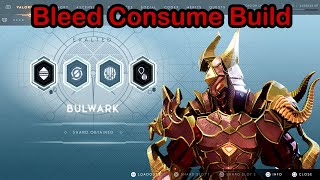 Godfall  Bulwark  Bleed Consume build  Bloodrage Technique amp Will of the Unbroken  Insane damage [upl. by Patterman]